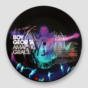 Boy George Signed Culture Club Amazing Grace Picture Disc (7 Inch Vinyl Record) - Image 2