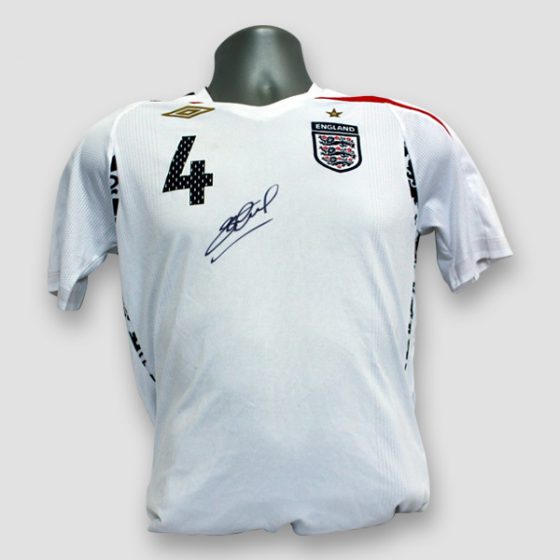 signed england shirts