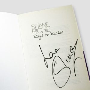 Shane Richie signed Autobiography 'Rags to Richie' - Image 2