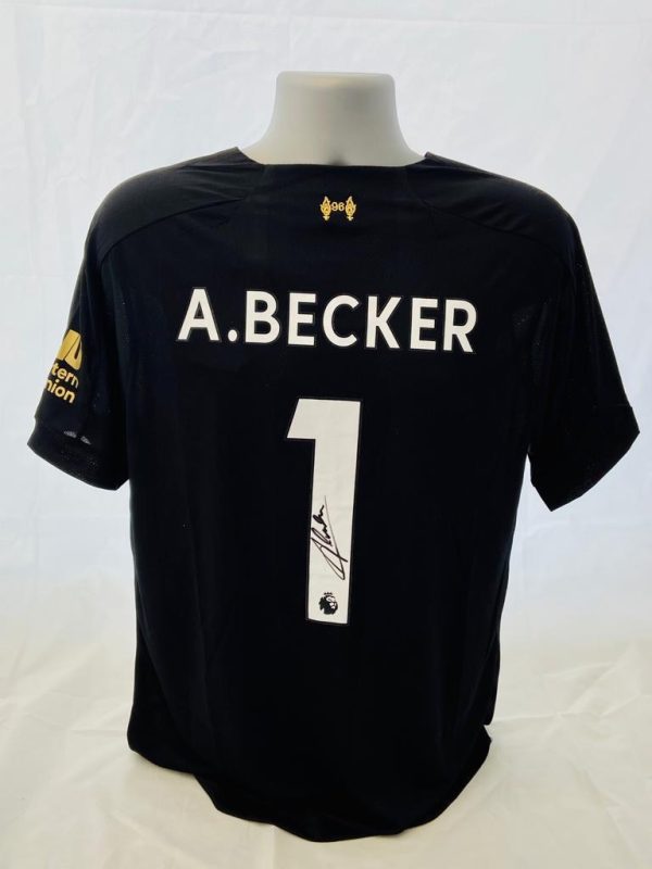 alisson becker signed shirt