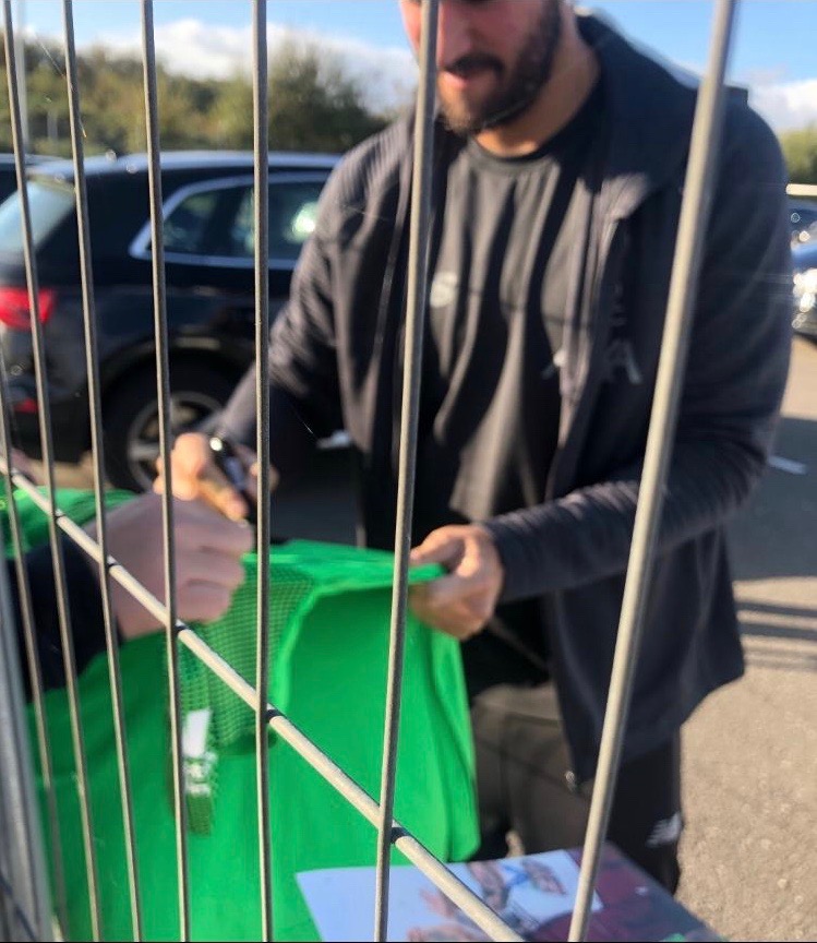 alisson becker signed shirt