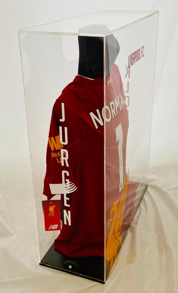 Liverpool Football Shirt Signed By Jurgen Klopp The Normal One In Superb Display Box Mfm 1871