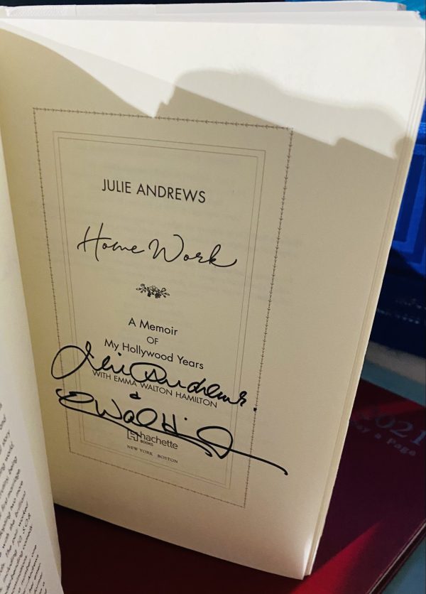 HOME WORK A Memoir of…by Julie Andrews (2019, HC) popular Signed bookplate. Like new.