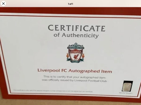 Liverpool Football Shirts Signed by Mohamed Salah, & Firmino 20/21 Dual  Professionally Framed