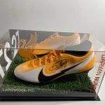 Darwin Nunez , Signed Football Boot In Display Case