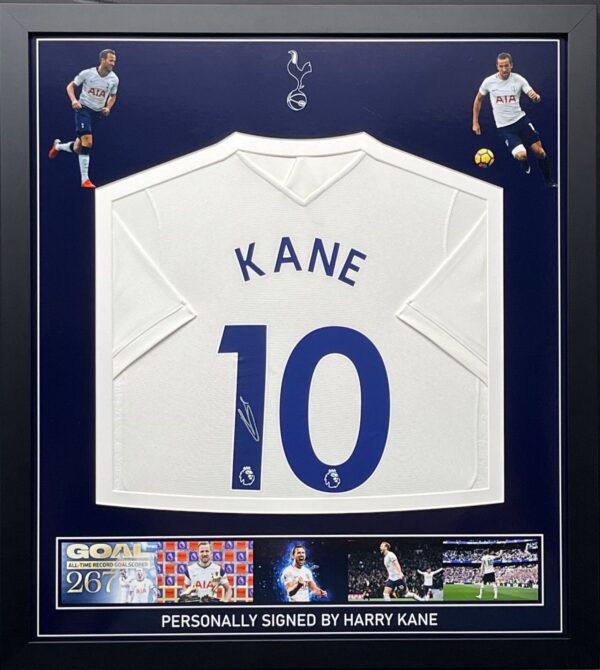 Harry Kane Signed Tottenham Hotspur Shirt 2021-22 Home [10] – The Vault