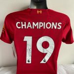 Jurgen Klopp signed White Street sign Liverpool  Premier League Champions