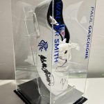 Paul Gascoigne & Walter Smith Signed Football Boot In Display