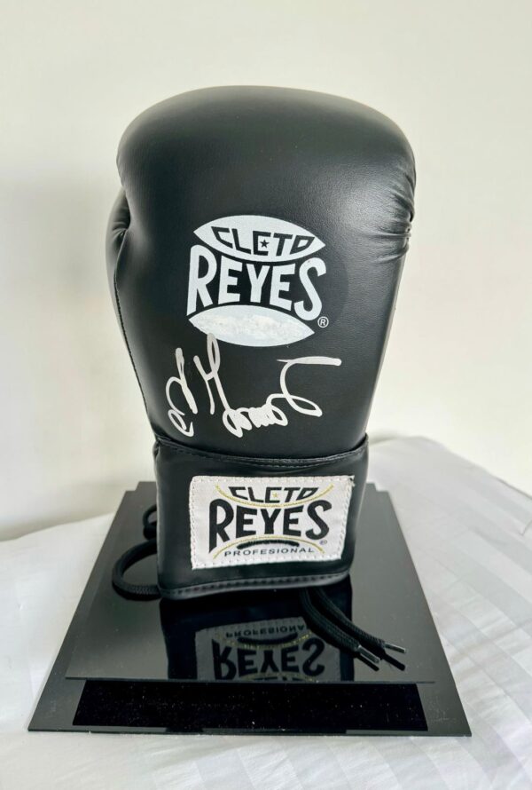 Oleksandr Usyk Undisputed Signed Black  Boxing Glove In Display Case