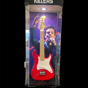 The Killers signed Guitar Signed By Lead Singer Brandon Flowers Including Display